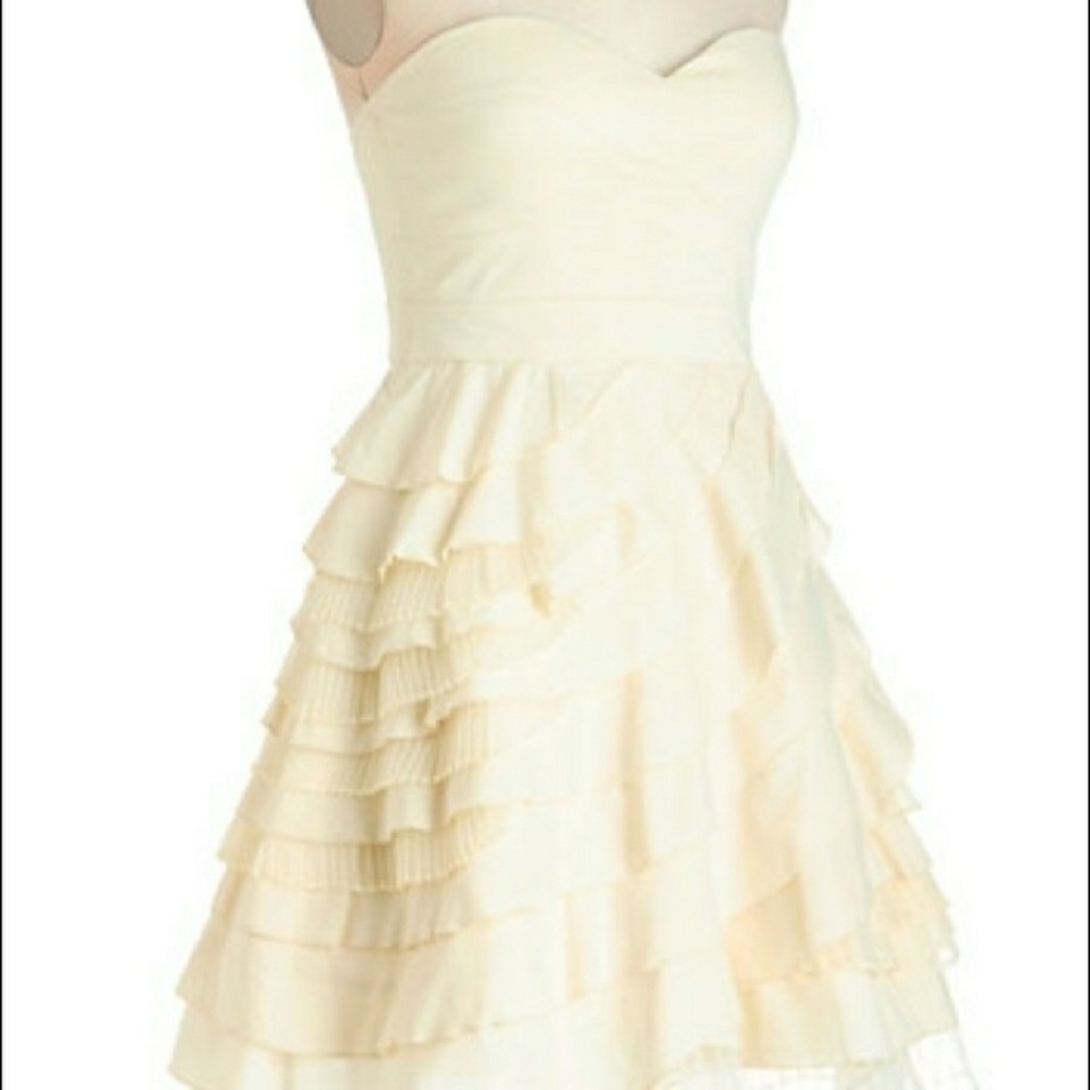 Modcloth Baklava Beauty Ruffle Dress - Picture 3 of 6